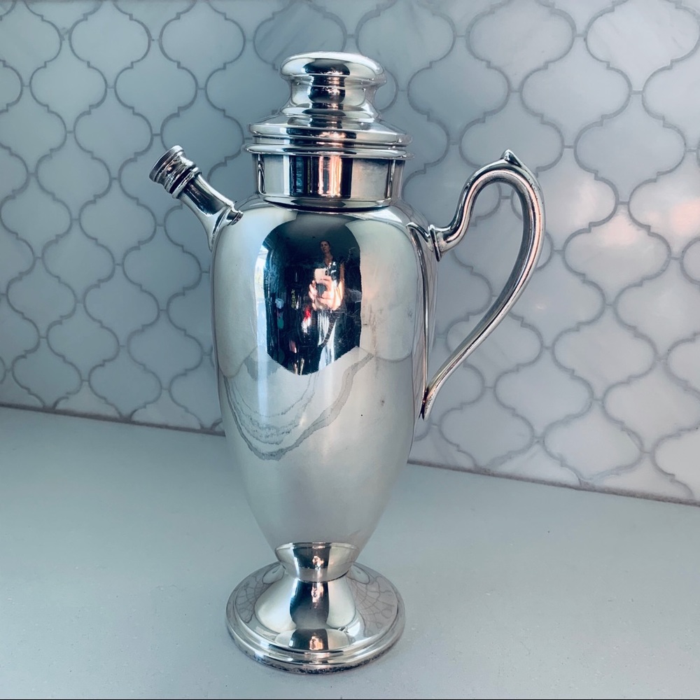 1940 Gotham Vintage Silverplate Martini Pitcher - Picture 1 of 16